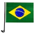 Bandeira Brasil com Suporte para Carro