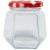 Pote Sextavado Tampa Metálica 230ml