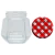 Pote Sextavado Tampa Metálica 230ml - comprar online