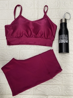 CONJUNTO SHORT CANELADO POLIAMIDA tam: G cod: 33333829