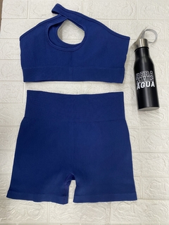 CONJUNTO SHORT CANELADO POLIAMIDA tam:G-GG cod: 33333827 - loja online