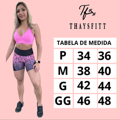 CONJUNTO SHORT 3D POLIESTER tam: G cod: 13334822 - THAYSFITT