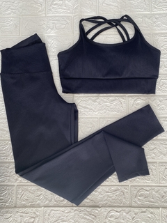CONJUNTO LEGGINGS CANELADO POLIAMIDA tam: GG cod: 23334832 - comprar online