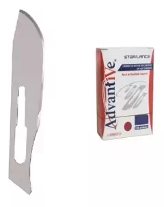 Lamina De Bisturi Nº22 Aço Carbono Advantive - comprar online