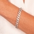 Pulseira Elos Cravejado Zircônia - Bonita Jóias