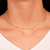 Choker Estrela e Lua Lisa - comprar online