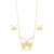 Conjunto Borboleta Micro Zircônia