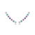 Brinco Ear Cuff Zircônia Colorida 3MM - comprar online