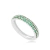 Anel Aparador Micro Zircônia Esmeralda 3MM - comprar online