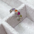 Piercing Fake Cristais Coloridos 4MM