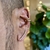 Brinco Ear Cuff Micro Zircônia 9MM