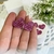 Passantes glitter coração (5/10 und) - Cortê Craft Brasil