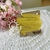 Elástico Glitter 5 m - Amarelo