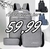 KIT 03 Bolsas (Masculina/Femenina) Mochila, Bolsa de Ombro e Nécessaire