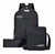 KIT 03 Bolsas (Masculina/Femenina) Mochila, Bolsa de Ombro e Nécessaire