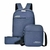 KIT 03 Bolsas (Masculina/Femenina) Mochila, Bolsa de Ombro e Nécessaire - comprar online