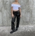 Pantalon cargo engomado