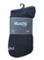 Kit com 3 meias masculinas pretas Hoahi tamanho 39 a 43 embaladas com etiqueta cinza