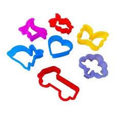 forminha para massinha de modelar pacote com 25 unidades.