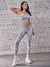 2 peças conjunto feminino fitness camuflado na internet
