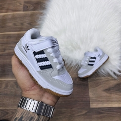 Forum Low Baby - Branco Preto* Velcro