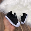 ADIDAS SEM CADARÇO - Preto