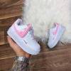 NIKE AIR FORCE Chaveirinho - Branco e Rosa PREMIUM