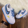 NIKE AIR FORCE - Branco com Cadarço Azul