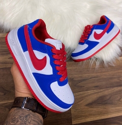 NIKE AIR FORCE - Vermelho com Azul
