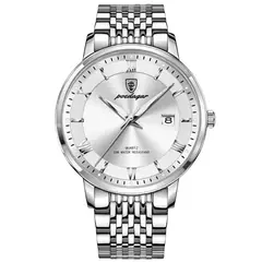 Reloj Poedagar 827 Deluxe (Plateado con Blanco) - comprar online