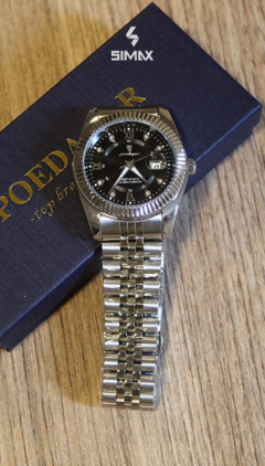 Reloj Poedagar 910 (Plateado con Negro) en internet