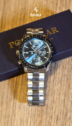Reloj Poedagar 988 Alianza St (Plateado con Azul) en internet