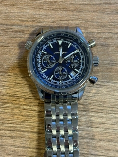 Reloj Poedagar Precision Elite (Plata con Azul) - Simax Shop SAS