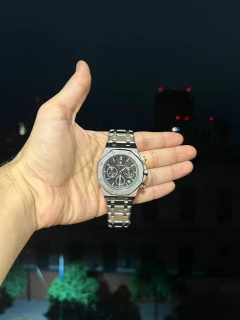 Reloj Poedagar 926 Octavio (Plateado con Negro) - tienda online