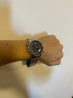 Reloj Poedagar Precision Elite (Plata con Azul) - tienda online