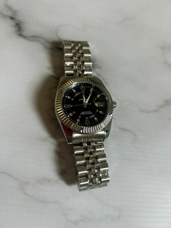 Reloj Poedagar 910 (Plateado con Negro) - tienda online