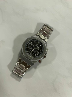 Imagen de Reloj Poedagar 926 Octavio (Plateado con Negro)