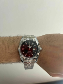 Imagen de Reloj Poedagar 910 (Plateado con Negro)