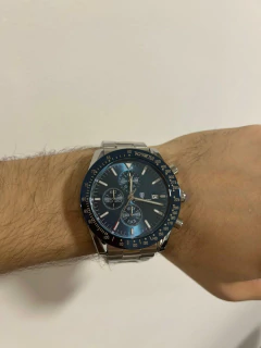 Reloj Poedagar 988 Alianza St (Plateado con Azul) - comprar online