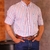 CAMISA XADREZ M/CURTA AZUL C/VERMELHO
