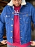 JAQUETA JEANS COM PELOS