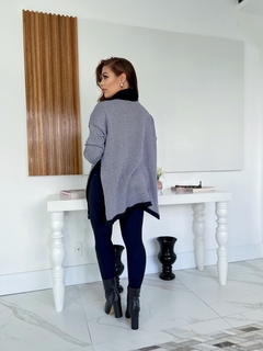 PONCHO QUADRICULADO - Urbana Moda Feminina