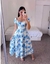 VESTIDO KATARINE - FLORAL AZUL - comprar online