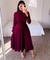 VESTIDO NANDA BORDO