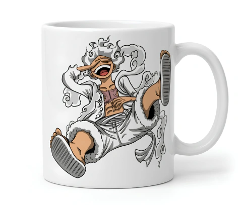 Caneca Luffy gear 5
