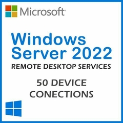 Licencia Windows Server 2022 Remote Desktop Services Device connections (50) CAL