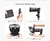 Imagem do Ulanzi Portátil Mini Teleprompter Prompter para Smartphone/Câmera DSLR Gravaç
