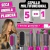 Cepillo Moldeador Secador. Ondulador 5 En 1 Set + Accesorios