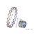 Pulseira retrátil 2 em 1, criativa, elástica, girável, dobrável, com strass, - comprar online