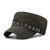 Beckyruiwu adulto hip hop punk rock crânio rebite chapéus pontudos lisos mascu - AFA SHOP